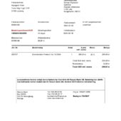 Sweden NetOnNet Invoice Template in Word And PDF Format