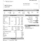 USA Anesco North Broward LLC Pay Point Voucher Word And PDF Template (2 Pages)