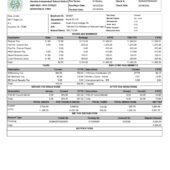 USA Houston Independent School District PayStub Word And PDF Template (4 Pages)