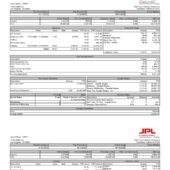 USA Jet Propulsion Laboratory PayStub Word And PDF Template (5 Pages)