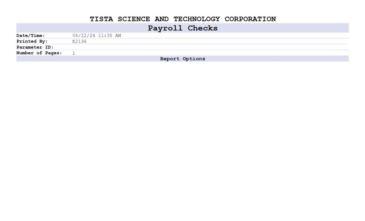 USA TISTA Science and Technology Corporation Pay Stub Word And PDF Template 2 Pages