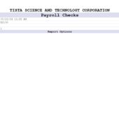 USA TISTA Science and Technology Corporation Pay Stub Word And PDF Template (2 Pages)